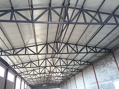 Mbulim I realizuar me panel sandwich(objekti Kosove Mbulim I realizuar me panel sandwich(objekti Kosove